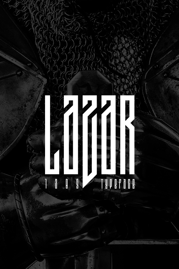 Lazar 1389 Typeface